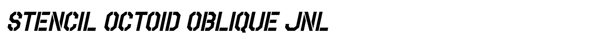 Stencil Octoid Oblique JNL image